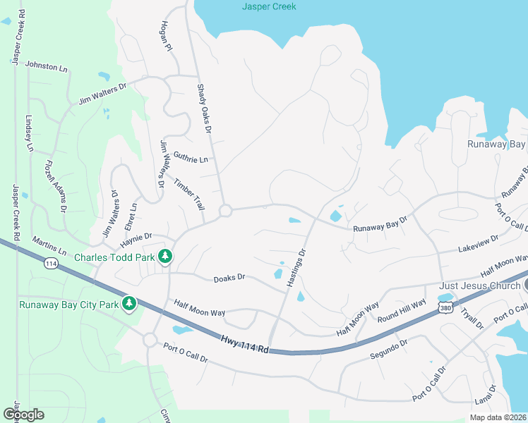 map of restaurants, bars, coffee shops, grocery stores, and more near 607 Runaway Bay Drive in Runaway Bay