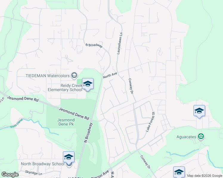 map of restaurants, bars, coffee shops, grocery stores, and more near 2606 Dundee Glen in Escondido