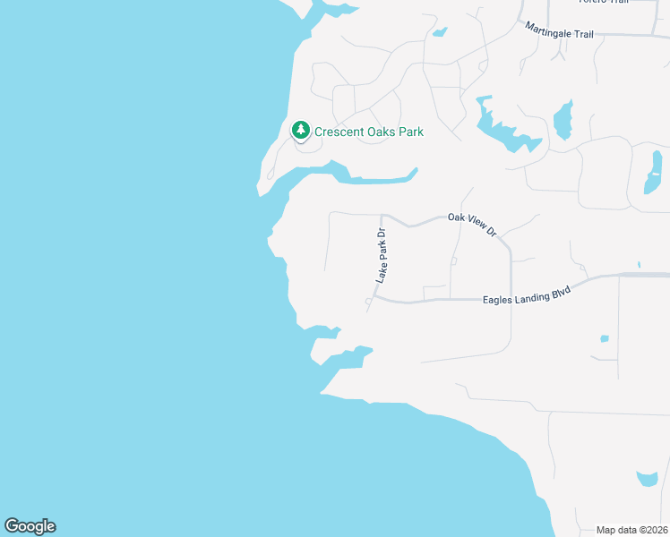 map of restaurants, bars, coffee shops, grocery stores, and more near 1211 Oak View Court in Oak Point