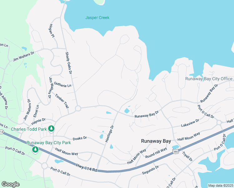 map of restaurants, bars, coffee shops, grocery stores, and more near 126 Private Road 1509 in Runaway Bay