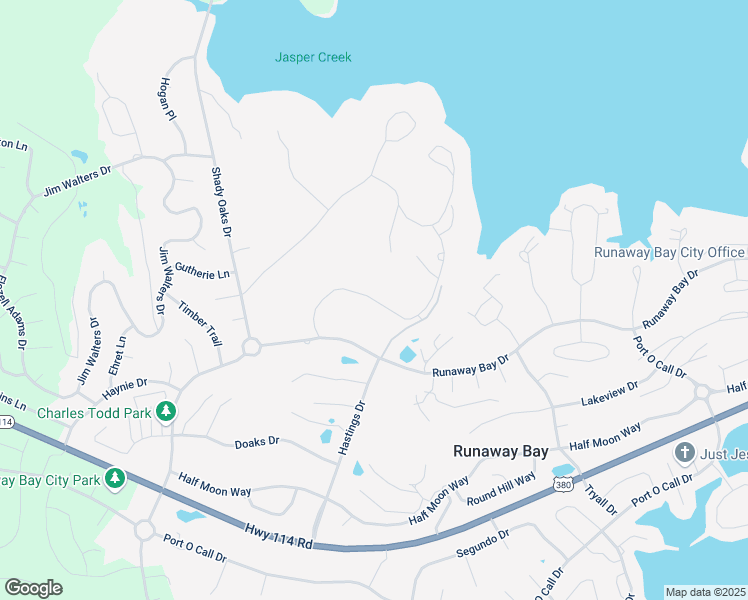 map of restaurants, bars, coffee shops, grocery stores, and more near 126 Private Road 1509 in Runaway Bay