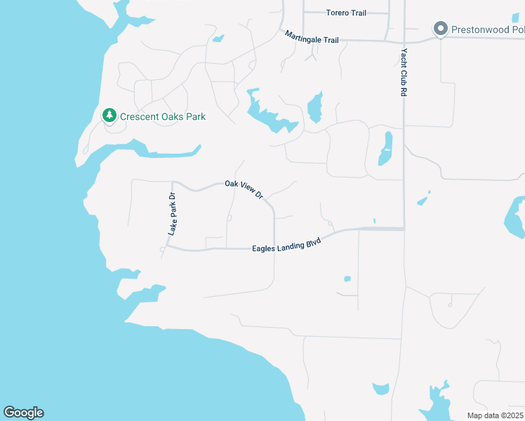 map of restaurants, bars, coffee shops, grocery stores, and more near 720 Oak View Drive in Oak Point