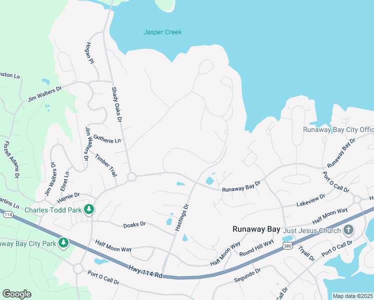 map of restaurants, bars, coffee shops, grocery stores, and more near 126 Private Road 1509 in Runaway Bay