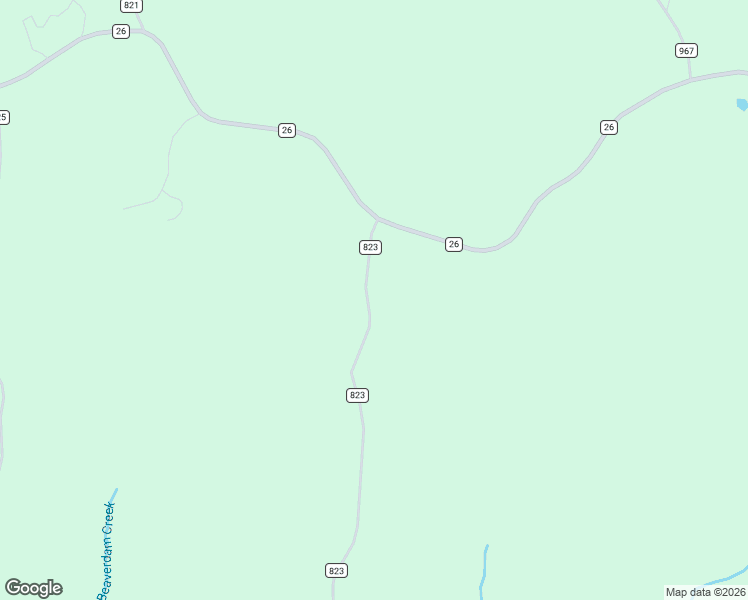 map of restaurants, bars, coffee shops, grocery stores, and more near 3484 County Road 823 in Wadley