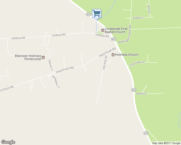 map of restaurants, bars, coffee shops, grocery stores, and more near 131 Forever Ford Lane in Moncks Corner