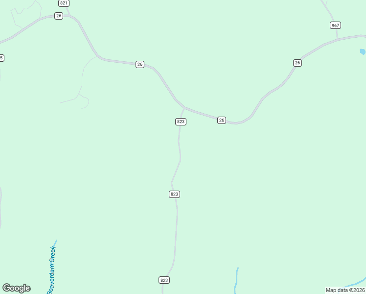 map of restaurants, bars, coffee shops, grocery stores, and more near 3484 County Road 823 in Wadley