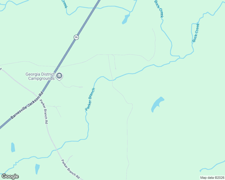 map of restaurants, bars, coffee shops, grocery stores, and more near 296 Possum Trot Road in Barnesville