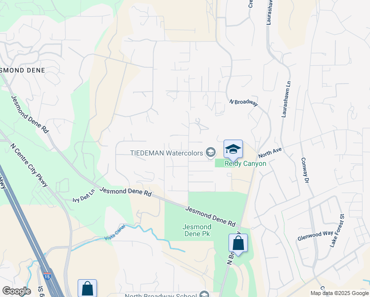 map of restaurants, bars, coffee shops, grocery stores, and more near 528 La Pradera Lane in Escondido