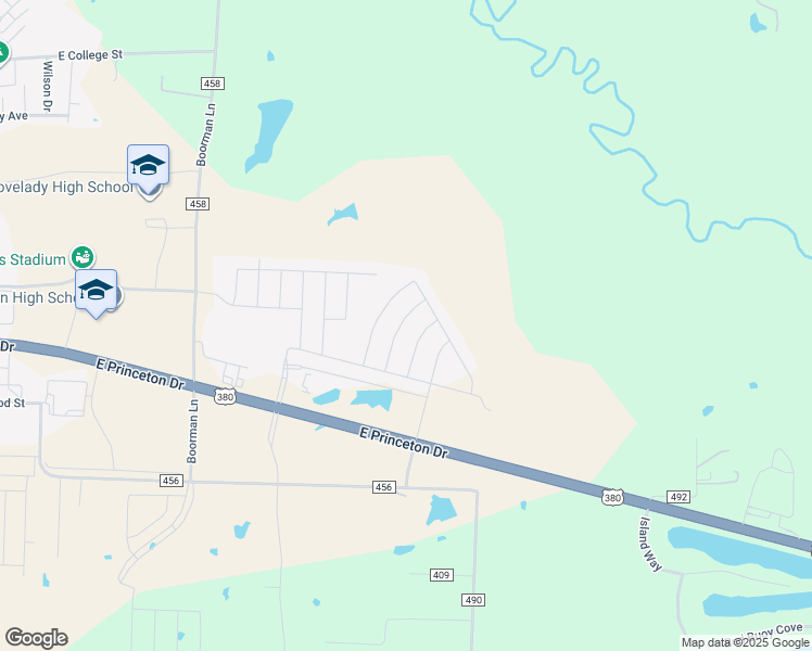 map of restaurants, bars, coffee shops, grocery stores, and more near 279 Moonstone Way in Princeton