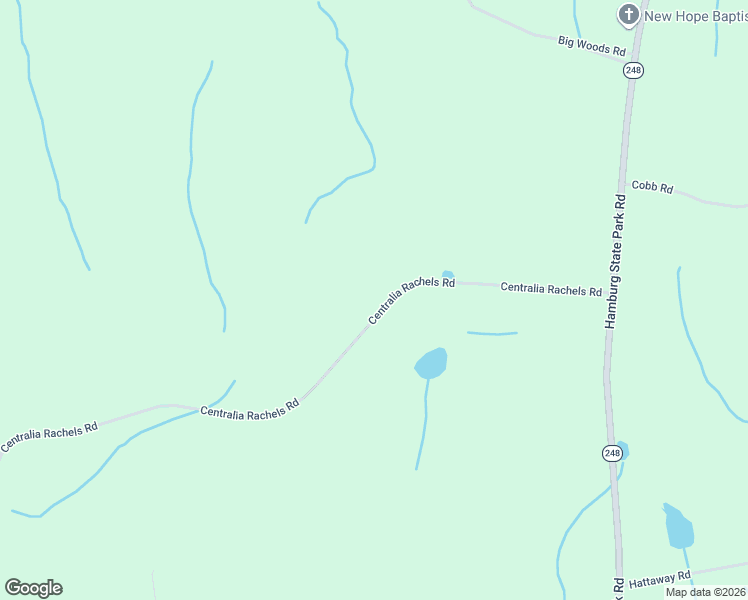 map of restaurants, bars, coffee shops, grocery stores, and more near 588 Centralia Rachels Road in Warthen