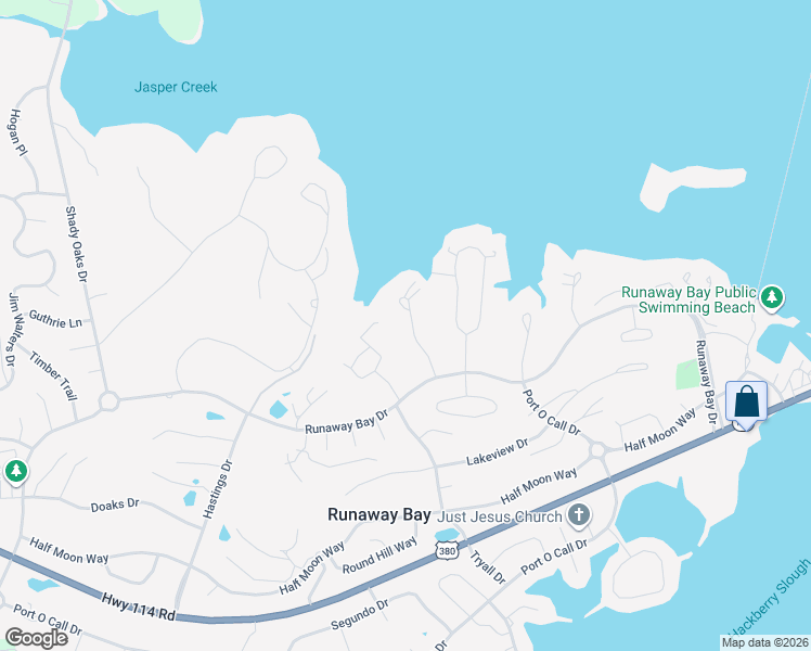 map of restaurants, bars, coffee shops, grocery stores, and more near 122 Tryall Court in Runaway Bay
