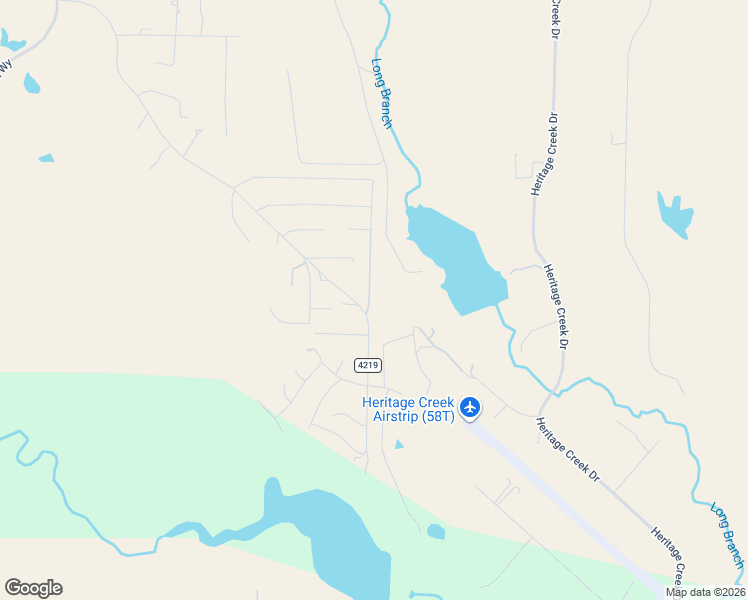 map of restaurants, bars, coffee shops, grocery stores, and more near County Road 4219 in Rhome