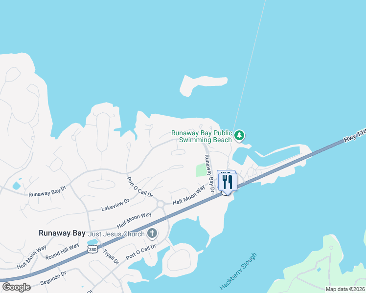 map of restaurants, bars, coffee shops, grocery stores, and more near 202 Rose Hall Court in Runaway Bay