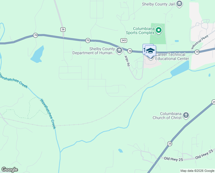 map of restaurants, bars, coffee shops, grocery stores, and more near in Columbiana