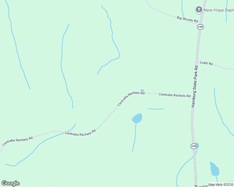 map of restaurants, bars, coffee shops, grocery stores, and more near 588 Centralia Rachels Road in Warthen