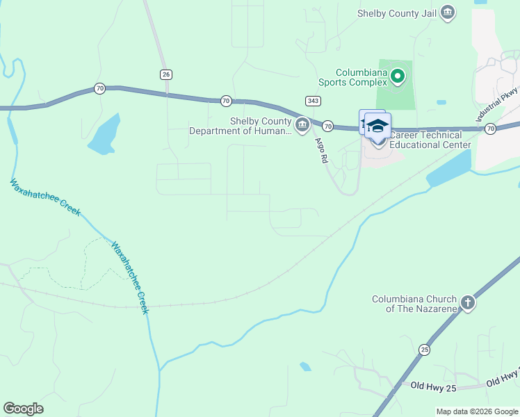 map of restaurants, bars, coffee shops, grocery stores, and more near 200 Springdale Lane in Columbiana