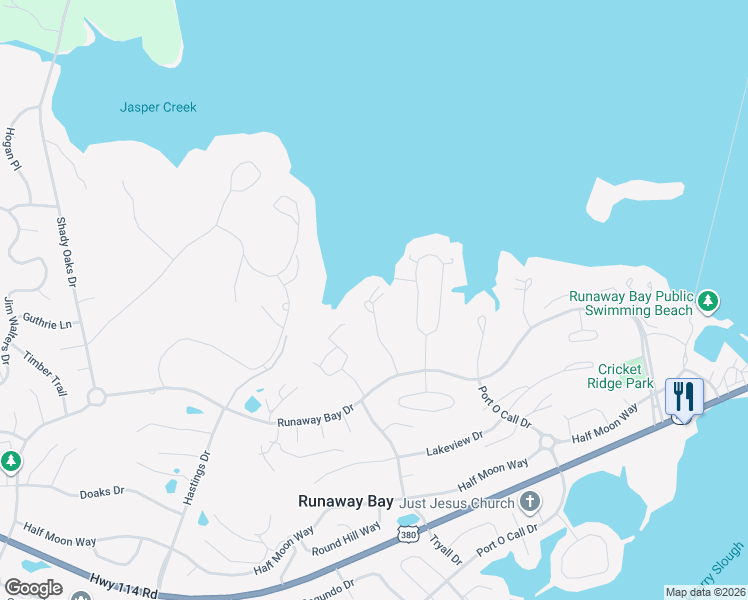 map of restaurants, bars, coffee shops, grocery stores, and more near 115 Lakeshore Drive in Runaway Bay