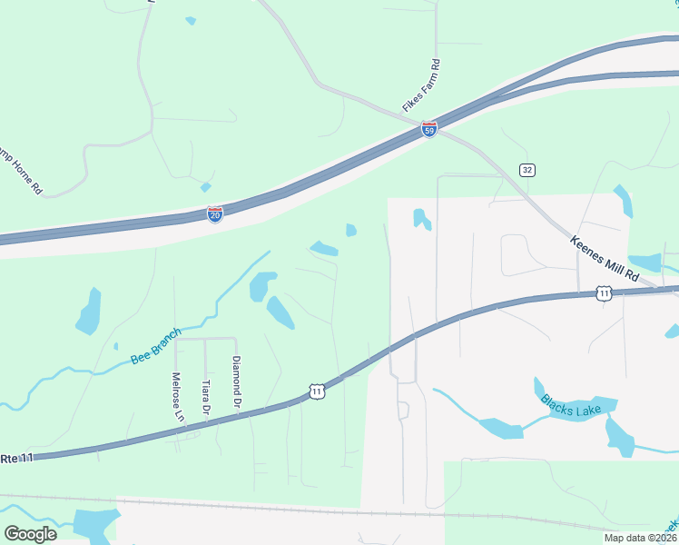 map of restaurants, bars, coffee shops, grocery stores, and more near 10345 Beulah Lake Lane in Cottondale