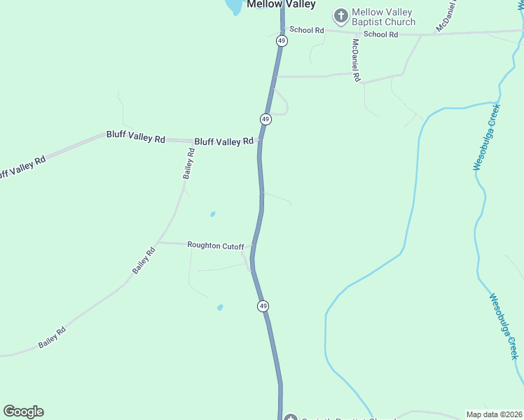 map of restaurants, bars, coffee shops, grocery stores, and more near 49910 Alabama 49 in Cragford