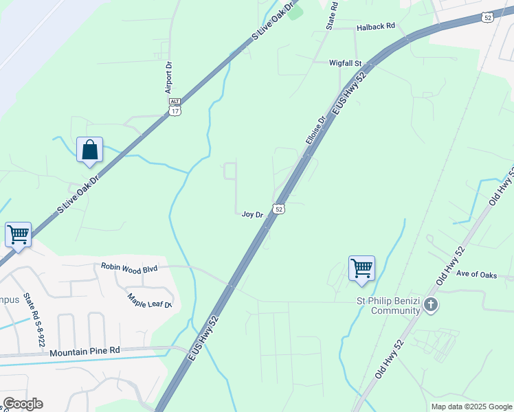 map of restaurants, bars, coffee shops, grocery stores, and more near 408 Joy Drive in Moncks Corner