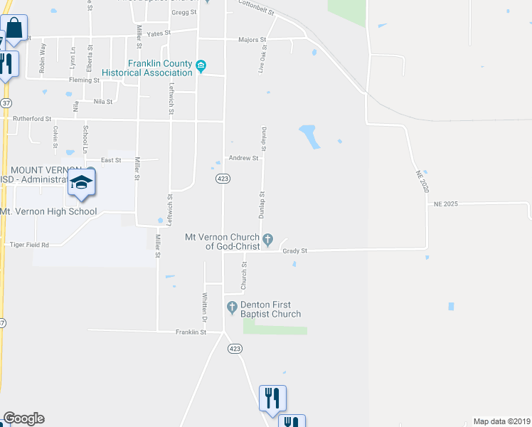 map of restaurants, bars, coffee shops, grocery stores, and more near 923 Dunlap Street in Mount Vernon