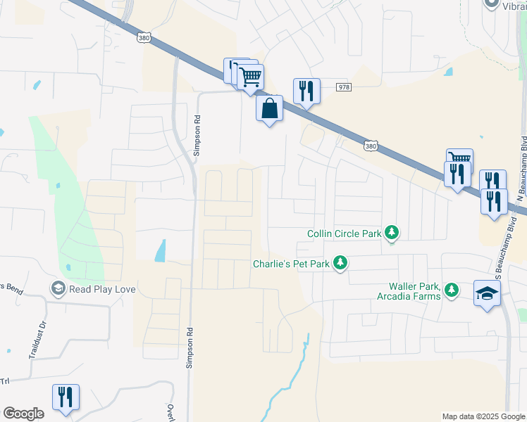 map of restaurants, bars, coffee shops, grocery stores, and more near 316 Magnolia Drive in Princeton