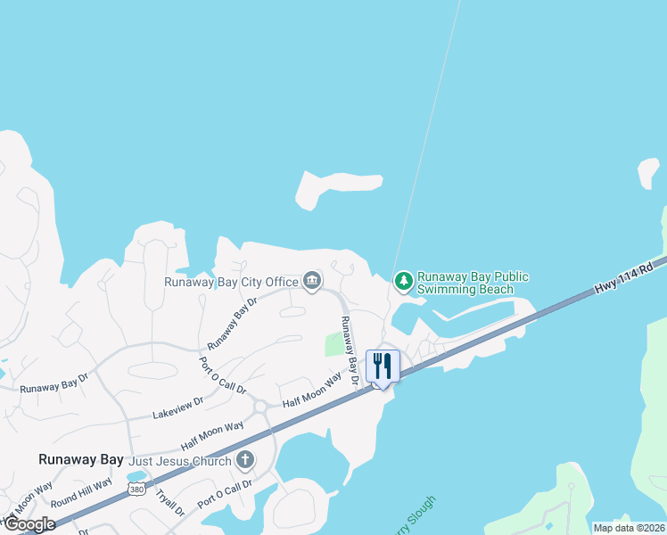 map of restaurants, bars, coffee shops, grocery stores, and more near 201 Harbor Drive in Runaway Bay