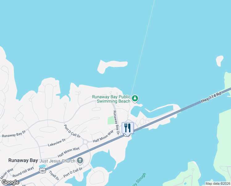 map of restaurants, bars, coffee shops, grocery stores, and more near 109 Harbor Drive in Runaway Bay