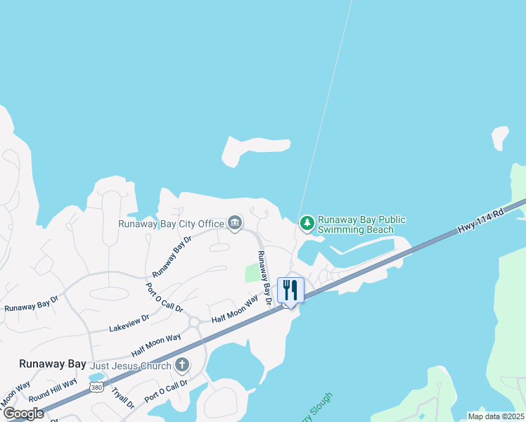 map of restaurants, bars, coffee shops, grocery stores, and more near 109 Harbor Drive in Runaway Bay