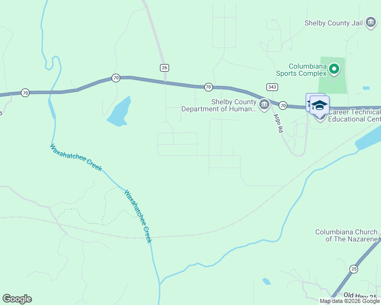 map of restaurants, bars, coffee shops, grocery stores, and more near 520 Alpine View in Columbiana