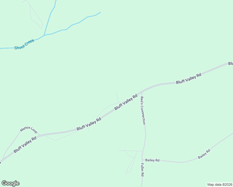 map of restaurants, bars, coffee shops, grocery stores, and more near 1554 Bluff Valley Road in Cragford