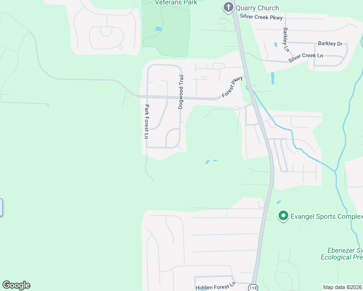 map of restaurants, bars, coffee shops, grocery stores, and more near 505 Dogwood Forest Circle in Alabaster