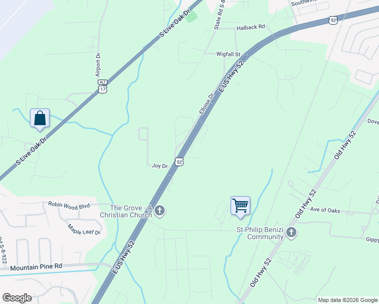 map of restaurants, bars, coffee shops, grocery stores, and more near 1440 U.S. 52 in Moncks Corner