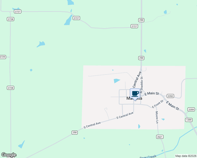 map of restaurants, bars, coffee shops, grocery stores, and more near in Marietta