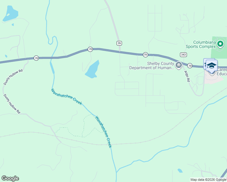 map of restaurants, bars, coffee shops, grocery stores, and more near 482 Alpine View in Columbiana