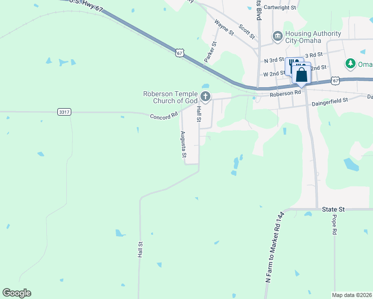map of restaurants, bars, coffee shops, grocery stores, and more near 311 Hall Street in Omaha