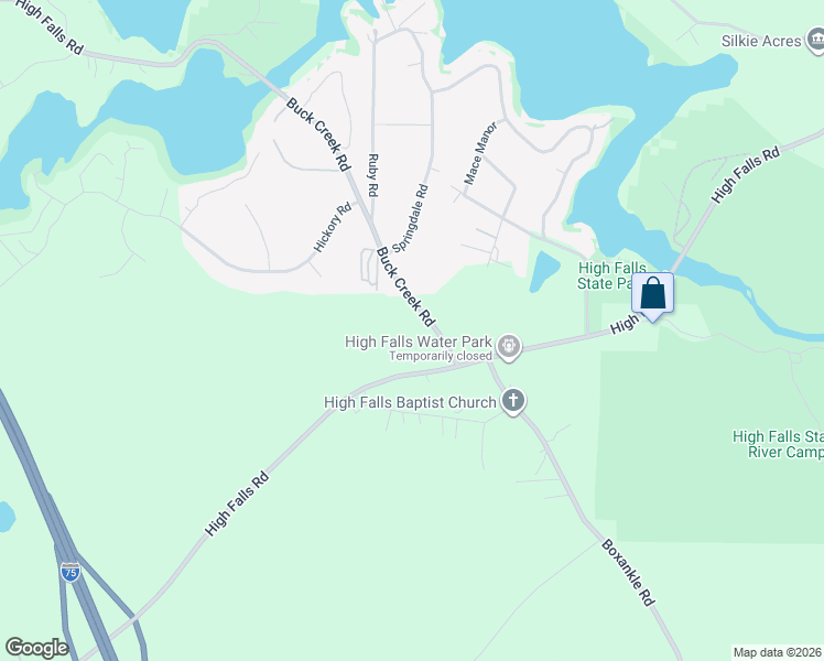 map of restaurants, bars, coffee shops, grocery stores, and more near 64 Buck Creek Road in Jackson