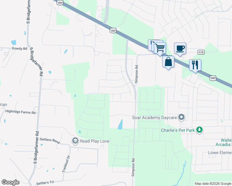 map of restaurants, bars, coffee shops, grocery stores, and more near 950 County Road 401 in Princeton