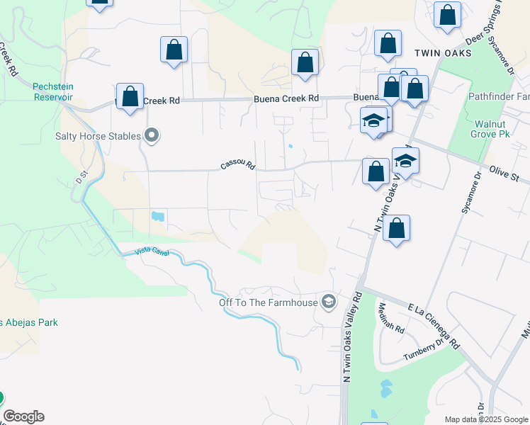 map of restaurants, bars, coffee shops, grocery stores, and more near 513 Cassou Road in San Marcos