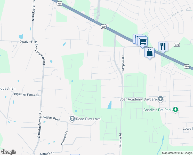 map of restaurants, bars, coffee shops, grocery stores, and more near 950 County Road 401 in Princeton