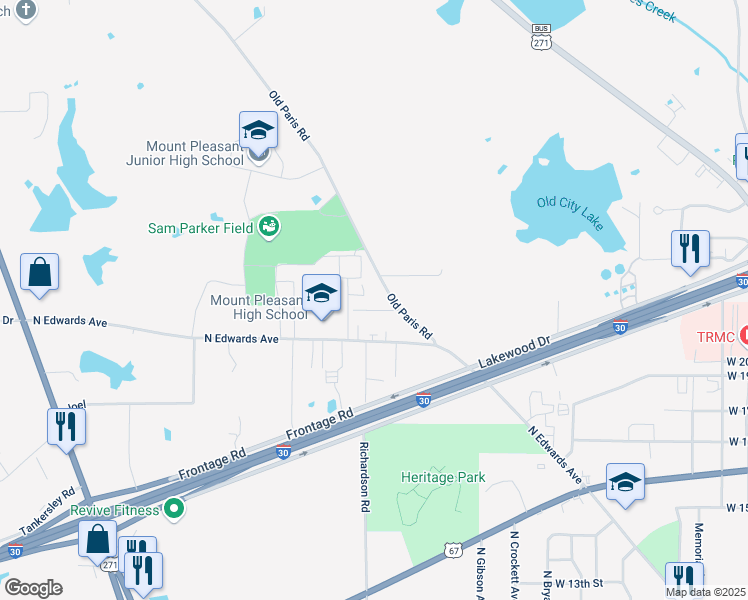 map of restaurants, bars, coffee shops, grocery stores, and more near 103 Brenda Drive in Mount Pleasant