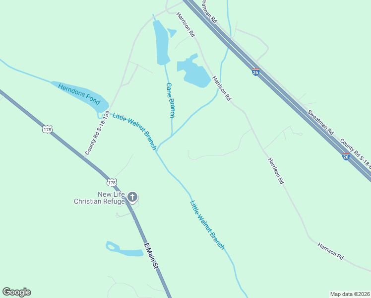 map of restaurants, bars, coffee shops, grocery stores, and more near 752 Harrison Road in Dorchester County