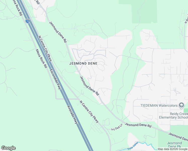 map of restaurants, bars, coffee shops, grocery stores, and more near 25661 Willow Lane in Escondido