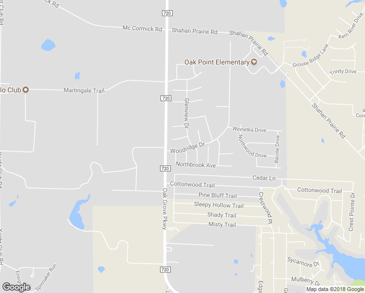 map of restaurants, bars, coffee shops, grocery stores, and more near 309 Woodridge Drive in Little Elm