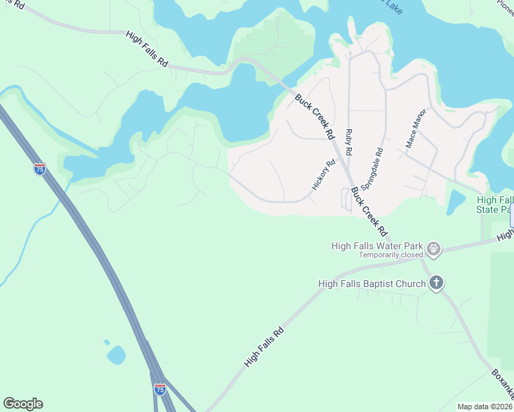 map of restaurants, bars, coffee shops, grocery stores, and more near 318 Hickory Road in Jackson