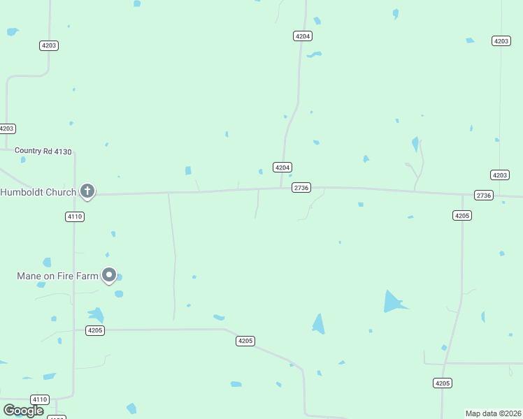 map of restaurants, bars, coffee shops, grocery stores, and more near 4115 Farm to Market Road 2736 in Campbell