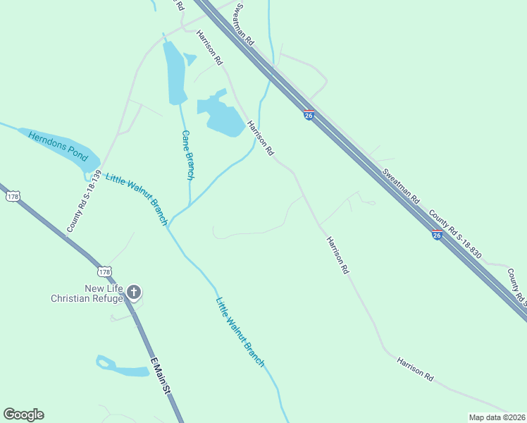 map of restaurants, bars, coffee shops, grocery stores, and more near 733 Harrison Road in Dorchester County