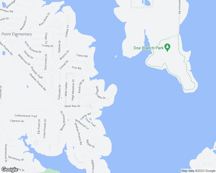 map of restaurants, bars, coffee shops, grocery stores, and more near 2893 Lakecrest Drive in Little Elm