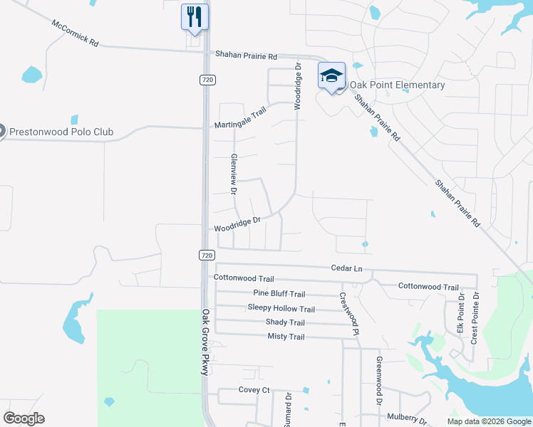 map of restaurants, bars, coffee shops, grocery stores, and more near 500 Kenilworth Ave in Oak Point