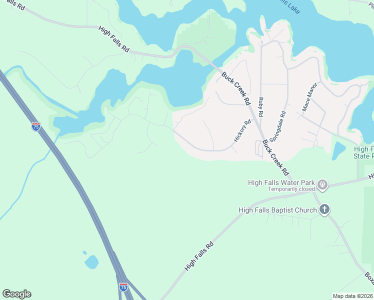 map of restaurants, bars, coffee shops, grocery stores, and more near 318 Hickory Road in Jackson